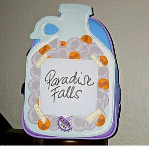 *Final* Loungefly Disney UP Paradise Falls Savings Jar Backpack Adorable NWT